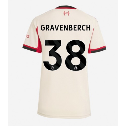 Fotbalové Dres Liverpool Ryan Gravenberch #38 Dámské Venkovní 2025-26 Krátký Rukáv